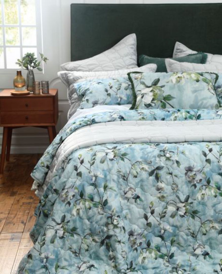 MM Linen - Tranquille Bedspread Set - Cushion  - Multi image 3